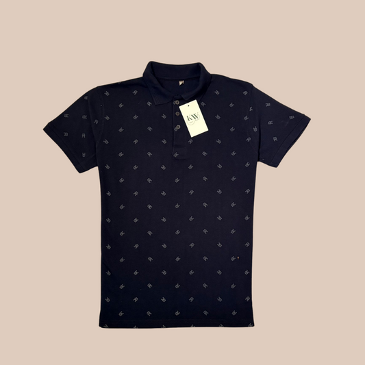 Classic Blue Polo – Understated Elegance, Premium Fit!